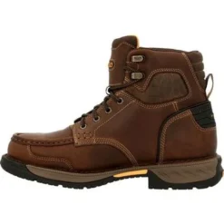 Georgia Boots: Men's GB00468 Brown Athens 360 Steel Toe Waterproof Work Boot -Carlos Trendy gb00468 5 large