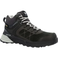 Georgia Boots: Men's GB00595 Black Composite Toe DuraBlend Sport EH Waterproof Hiker Work Boot