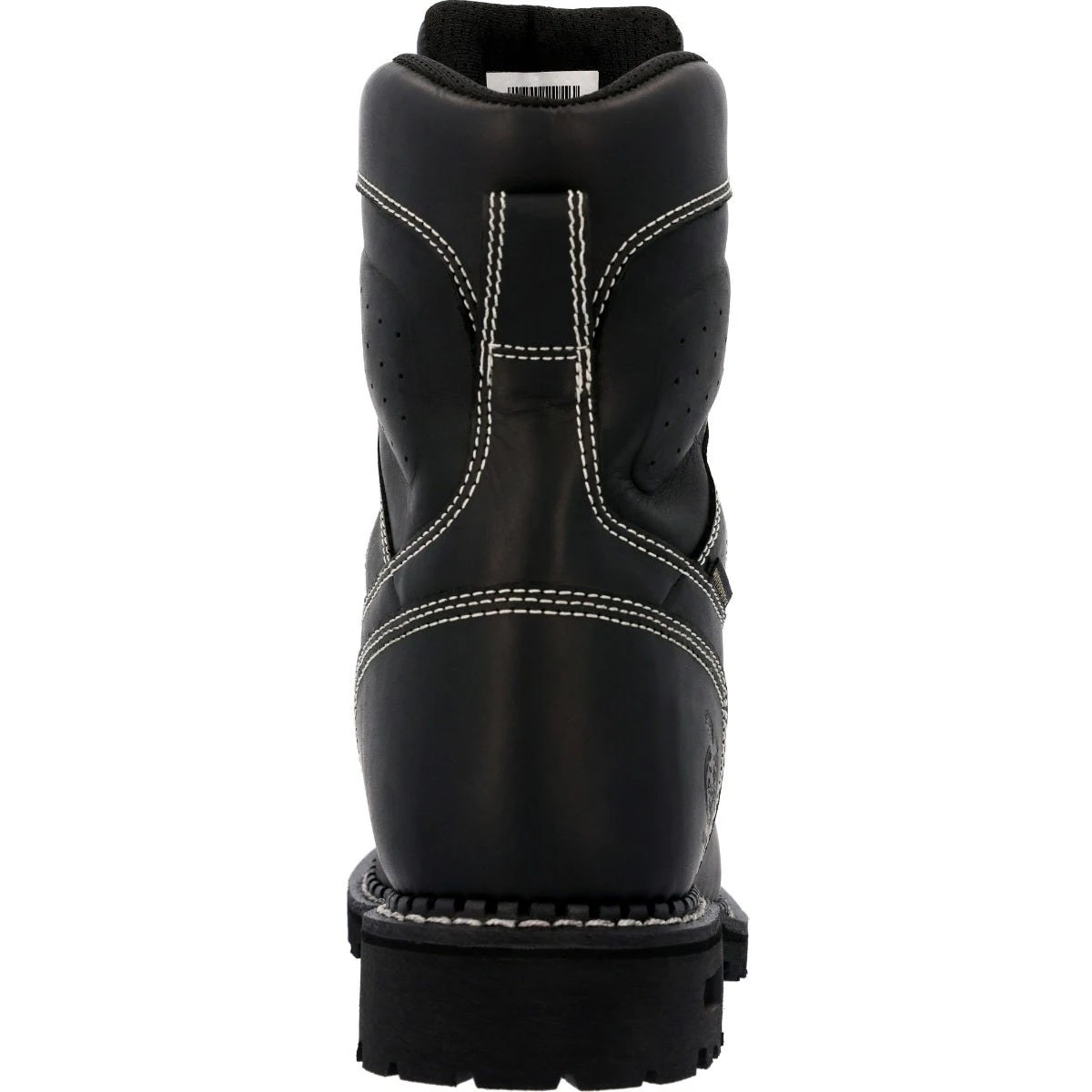 Georgia Boots: Men's GB00603 Black Plain Toe 8" USA Made Logger Waterproof Work Boot 5 Georgia Boots: Men's GB00603 Black Plain Toe 8" USA Made Logger Waterproof Work Boot - Image 5
