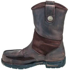 Georgia Boots: Men's Athens Brown G4403 Waterproof Non Slip Wellington Work Boots -Carlos Trendy georgia g4403 i 01
