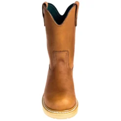 Georgia Boots: Men's G5353 Steel Toe Brown EH Wellington Chemical-Resistant Wedge Boots -Carlos Trendy georgia g5153 f 01