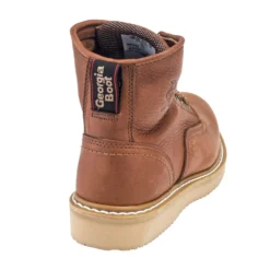 Georgia Boots: Men's G6342 Steel Toe Wedge EH Barracuda Gold Work Boots -Carlos Trendy georgia g6342 b 01