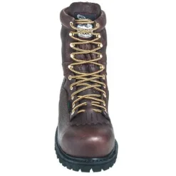 Georgia Boots: Men's G8341 Brown Steel Toe Waterproof EH Work Boots -Carlos Trendy georgia g8341 f 01