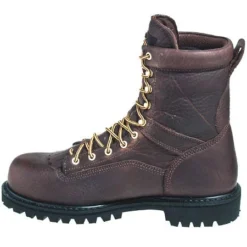 Georgia Boots: Men's G8341 Brown Steel Toe Waterproof EH Work Boots -Carlos Trendy georgia g8341 i 01