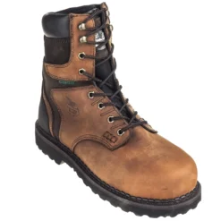 Georgia Boots: Waterproof Steel Toe EH G9334 Men's Dark Brown Brookville Work Boots -Carlos Trendy georgia g9334 p 01