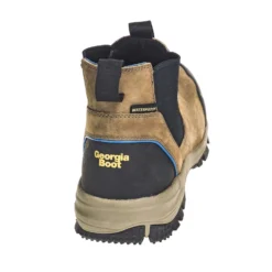 Georgia Boots: Waterproof Non-Metallic Men's GB00106 Brown Blue Collar Chelsea Romeo Boots -Carlos Trendy georgia gb00106 b 01