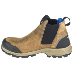 Georgia Boots: Waterproof Non-Metallic Men's GB00106 Brown Blue Collar Chelsea Romeo Boots -Carlos Trendy georgia gb00106 i 01