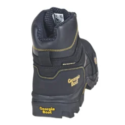 Georgia Boots: Waterproof Composite Toe EH 6-Inch Black GB00130 Men's Amplitude Leather Work Boots -Carlos Trendy georgia gb00130 b 01