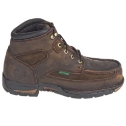 Georgia Boots: Waterproof Steel Toe G7603 Men's Brown Athens EH 6-Inch Moc-Toe Work Boots -Carlos Trendy georgia sg7403 o 01 1