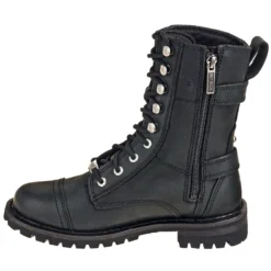 Harley Davidson Boots: 83853 Side Zip Women's Black Balsa Motorcycle Boots -Carlos Trendy harley davidson d83853 i 01