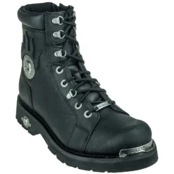 Harley Davidson Boots: Men's Black Diversion D94169 Side Zip Boots -Carlos Trendy harley davidson d94169 1