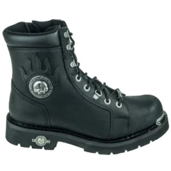 Harley Davidson Boots: Men's Black Diversion D94169 Side Zip Boots -Carlos Trendy harley davidson d94169 2