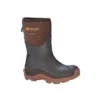 DryShod Boots: Women's HAY-WM-BR Brown Haymaker Mid Work Boot