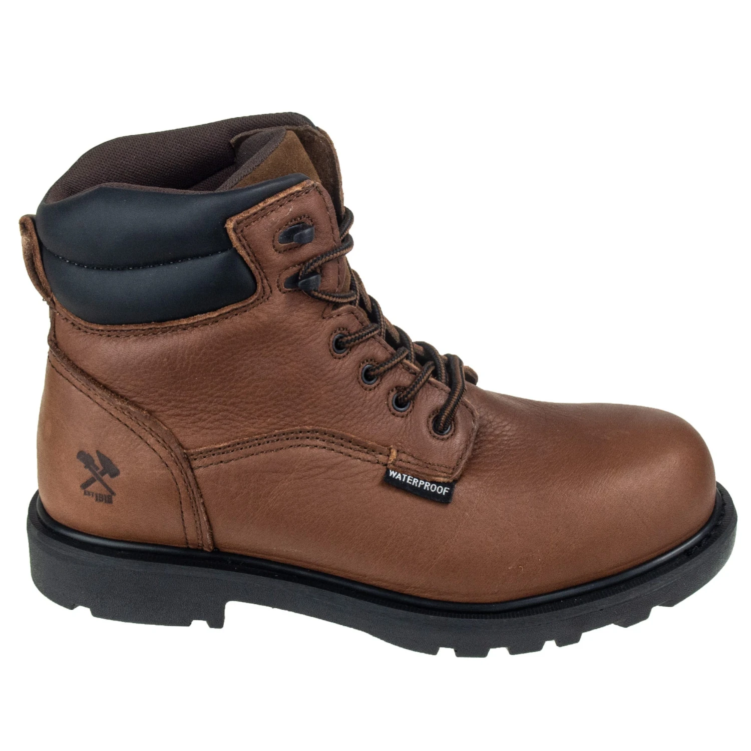 Iron Age Boots: Men's Brown IA0160 Composite Toe Waterproof Non Metal Work Boots 2 Iron Age Boots: Men's Brown IA0160 Composite Toe Waterproof Non Metal Work Boots - Image 2