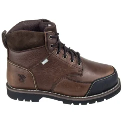Iron Age Boots: Men's Brown IA0163 Steel Toe Internal Met Guard Work Boots -Carlos Trendy ia0163 2