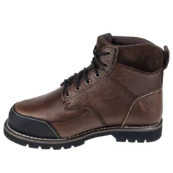 Iron Age Boots: Men's Brown IA0163 Steel Toe Internal Met Guard Work Boots -Carlos Trendy ia0163 4