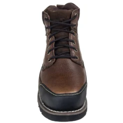 Iron Age Boots: Men's Brown IA0163 Steel Toe Internal Met Guard Work Boots -Carlos Trendy ia0163 5