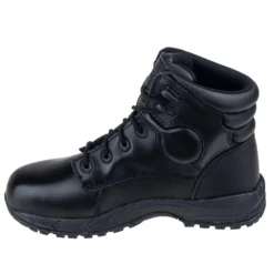 Iron Age Boots: Men's Black Steel Toe Leather Work Boots IA5150 -Carlos Trendy ia5150 4