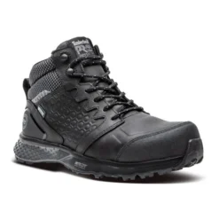 Timberland Pro Boots: Women's A21QA Black Grey Reaxion Composite Toe Waterproof Hiker -Carlos Trendy image a21qablk 550 550