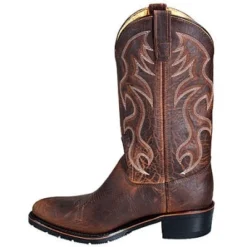 Double H Boots: Men's 3282 Western 12 Inch Pull-On USA-Made Cowboy Boots 10 Double H Boots: Men's 3282 Western 12 Inch Pull-On USA-Made Cowboy Boots -Carlos Trendy image 43564 1