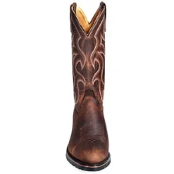 Double H Boots: Men's 3282 Western 12 Inch Pull-On USA-Made Cowboy Boots 9 Double H Boots: Men's 3282 Western 12 Inch Pull-On USA-Made Cowboy Boots -Carlos Trendy image 43566 1