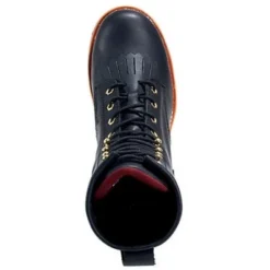 Chippewa Boots: Men's Steel Toe EH 73020 Black Logger Boots -Carlos Trendy image 45187