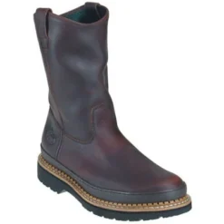 Georgia Boots: Men's G4374 Brown Soggy Giant Steel Toe Wellington Work Boots -Carlos Trendy image 49745