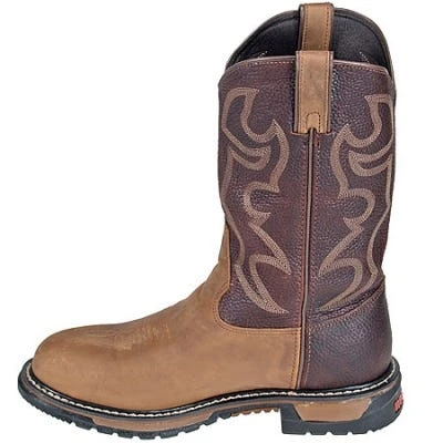 Rocky Boots: Men's Round Toe Slip-Resistant Cowboy Boots 2732 3 Rocky Boots: Men's Round Toe Slip-Resistant Cowboy Boots 2732 - Image 3