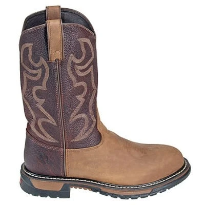 Rocky Boots: Men's Round Toe Slip-Resistant Cowboy Boots 2732 1 Rocky Boots: Men's Round Toe Slip-Resistant Cowboy Boots 2732