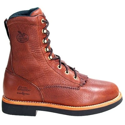 Georgia Boots: Men's Slip-Resistant Lacer Work Boots G7014 1 Georgia Boots: Men's Slip-Resistant Lacer Work Boots G7014