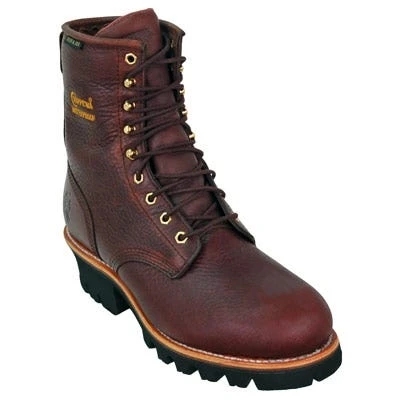 Chippewa Boots: Men's Brown Waterproof EH Steel Toe 73060 Insulated Logger Work Boots 7 Chippewa Boots: Men's Brown Waterproof EH Steel Toe 73060 Insulated Logger Work Boots - Image 7
