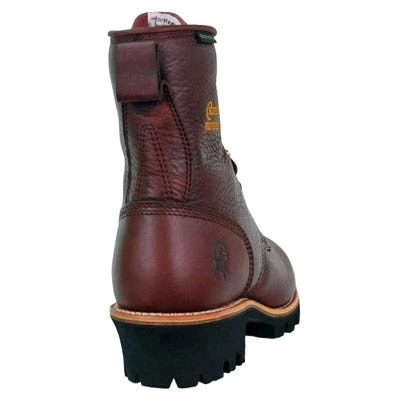 Chippewa Boots: Men's Brown Waterproof EH Steel Toe 73060 Insulated Logger Work Boots 5 Chippewa Boots: Men's Brown Waterproof EH Steel Toe 73060 Insulated Logger Work Boots - Image 5