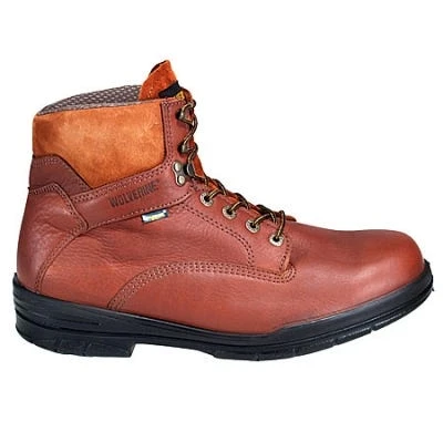 Wolverine Boots: Men's DuraShock 3122 Slip Resistant Brown Work Boots 1 Wolverine Boots: Men's DuraShock 3122 Slip Resistant Brown Work Boots