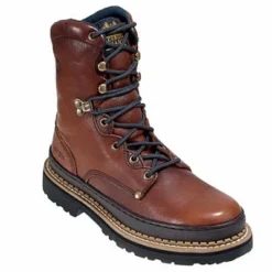 Georgia Boots: Men's Brown G8274 8 Inch Slip Resistant Work Boots 13 Georgia Boots: Men's Brown G8274 8 Inch Slip Resistant Work Boots -Carlos Trendy image 65630