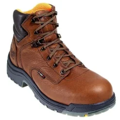 Timberland PRO Boots: Men's Brown 26063 TiTAN Safety Toe EH 6" Work Boots -Carlos Trendy image 73516
