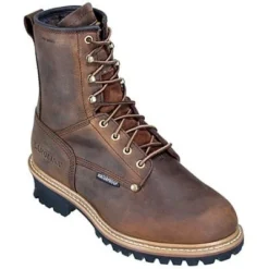 Carolina Boots: Men's Waterproof Insulated CA7821 Met Guard Logger Boots -Carlos Trendy image 77277