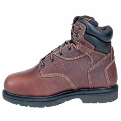 Timberland PRO Boots: Men's Flexshield 50504 Burgundy Met Guard Steel Toe Boots -Carlos Trendy image 78626