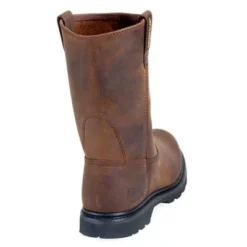 Caterpillar Boots: Men's Brown Revolver Slip-On 72191 Wellington Slip-Resistant Boots -Carlos Trendy image 85168