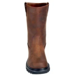 Caterpillar Boots: Men's Brown Revolver Slip-On 72191 Wellington Slip-Resistant Boots -Carlos Trendy image 85172