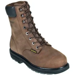Wolverine Boots: Men's McKay 5680 8 Inch Met Guard Steel Toe Boots -Carlos Trendy image 88154