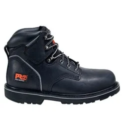 Timberland PRO Boots: Men's Pit Boss Black 33032 EH 6" Steel Toe Work Boots -Carlos Trendy image 88690