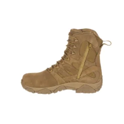 Merrell Boots: Unisex J099371 Tan Moab 2 Defense Composite Toe Side Zip Tactical Work Boot -Carlos Trendy j099371 08