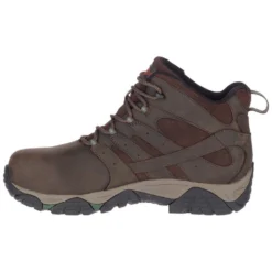 Merrell Boots: Men's J10627 Brown Moab Vertex Mid Composite Toe Waterproof Work Boot -Carlos Trendy j10627 1