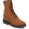 Justin Boots: Men's 760 USA Made 8 Inch EH Work Boots
