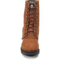 Justin Boots: Men's 760 USA Made 8 Inch EH Work Boots -Carlos Trendy jst 008 760edit