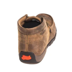 Justin Boots: Men's 235 Dark Brown Steel Moc Toe EH Work Boots -Carlos Trendy justin 235 b 01