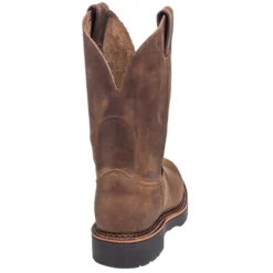 Justin Boots: Men's 4440 Gaucho Brown EH Wellington Boots -Carlos Trendy justin 4440 b 01