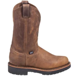 Justin Boots: Men's 4440 Gaucho Brown EH Wellington Boots -Carlos Trendy justin 4440 o 01