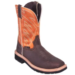 Justin Boots: Men's SE4561 Steel Toe EH Stampede Cowboy Work Boots -Carlos Trendy justin 4561 090 p 01