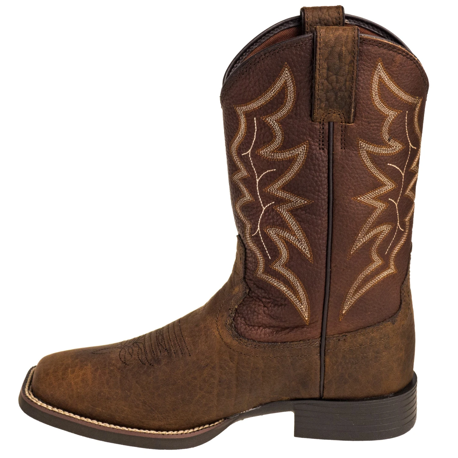 Justin Boots: Men's 7222 Dark Brown 11-Inch Chet Cowboy Boots 5 Justin Boots: Men's 7222 Dark Brown 11-Inch Chet Cowboy Boots - Image 5